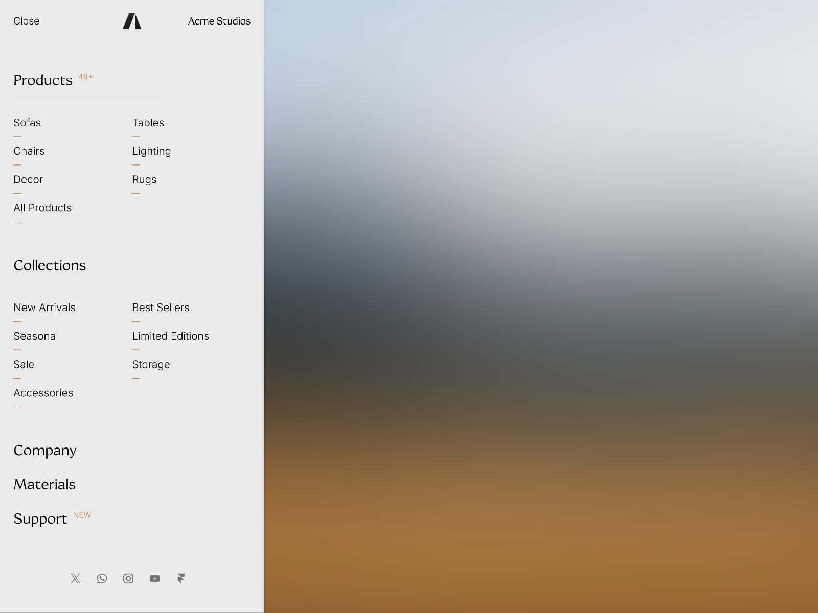 Studio Sidebar